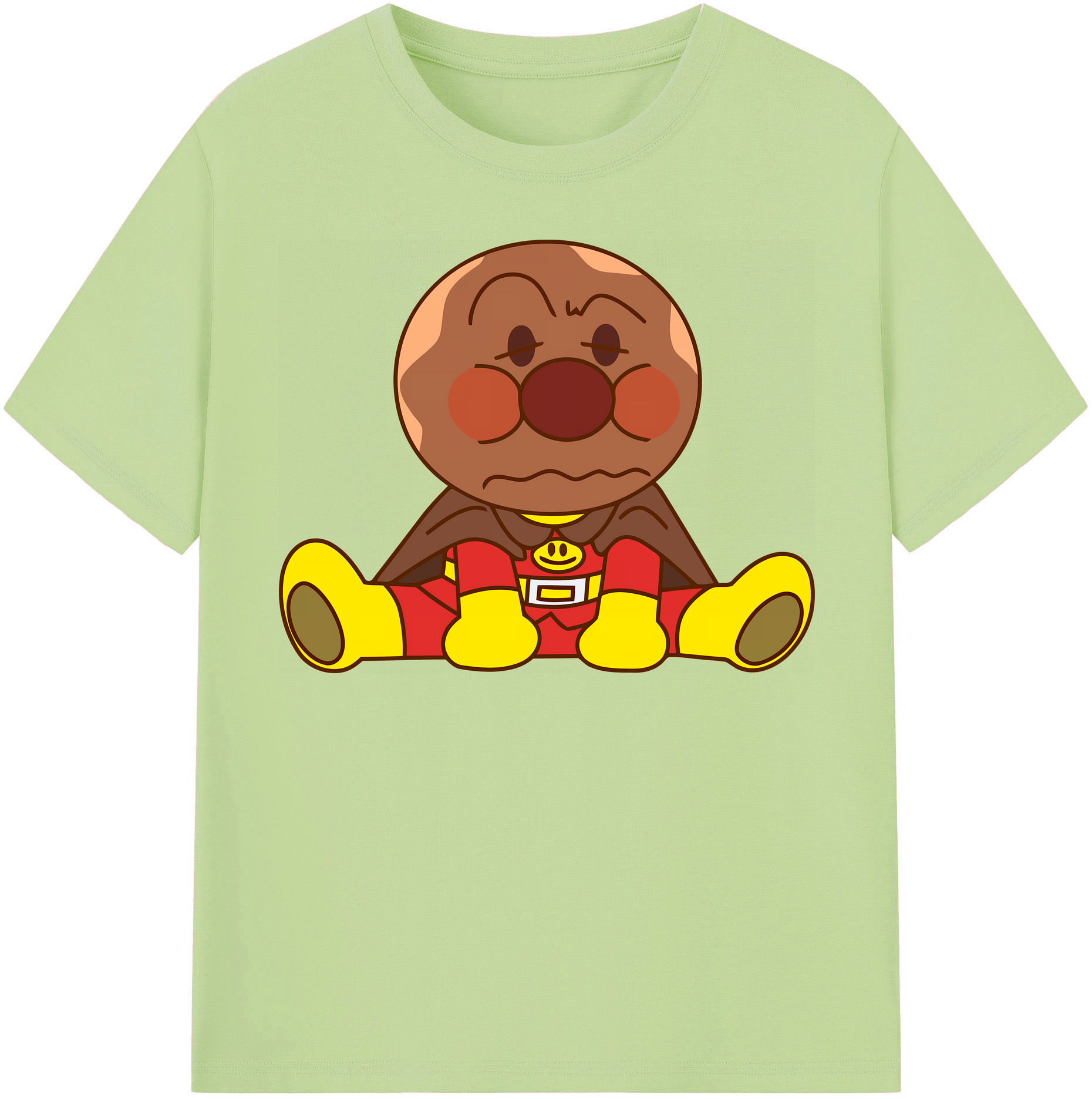 （画像用） アンパンマン Anpanman 綿100％半袖Tシャツ（フロントプリント）